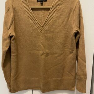 Banana Republic Camel V-Neck Knit